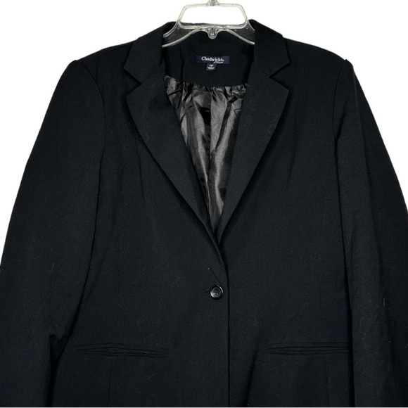 Chadwick's of Boston Black Blazer - Picture 2 of 6